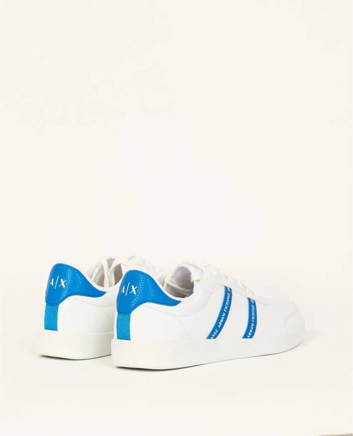 Armani Exchange Witte Lage Sneakers Bicolore White Heren