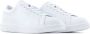 Armani Exchange Witte leren lage sneakers met logo detail White Heren - Thumbnail 9