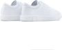 Armani Exchange Witte leren lage sneakers met logo detail White Heren - Thumbnail 10