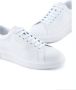 Armani Exchange Witte leren lage sneakers met logo detail White Heren - Thumbnail 11