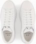 Armani Exchange Witte Leren Sneakers Lente Zomer Collectie White Heren - Thumbnail 6