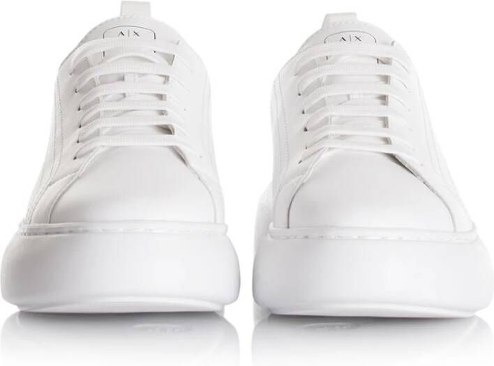 Armani Exchange Witte Op Sneakers Xdx043 White Dames