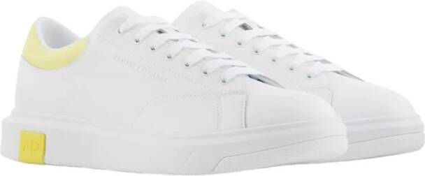 Armani Exchange Witte Op Stijl Schoenen White Heren