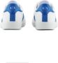 Armani Exchange Witte Sneakers met Blauwe Details White Heren - Thumbnail 3