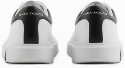 Armani Exchange Witte Sneakers voor een Stijlvolle Look White Heren