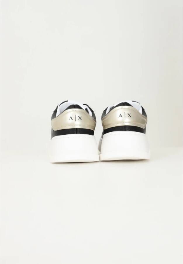 Armani Exchange Zwarte Damessneakers Essential Design Black Dames