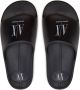 Armani Exchange Zwarte en witte polyethyleen sandalen Black Dames - Thumbnail 16