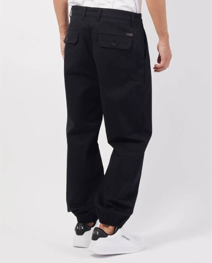 Armani Exchange Zwarte Joggingbroek met Elastische Boorden