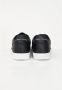 Armani Exchange Zwarte lage profiel sneakers met reliëf logo print Black Heren - Thumbnail 10