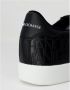 Armani Exchange Zwarte lage profiel sneakers met reliëf logo print Zwart Heren - Thumbnail 15