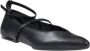 Armani Exchange Zwarte Leren Instappers Black Dames - Thumbnail 4