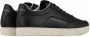 Armani Exchange Zwarte leren sneakers Xux078 Xu235 Black Heren - Thumbnail 4