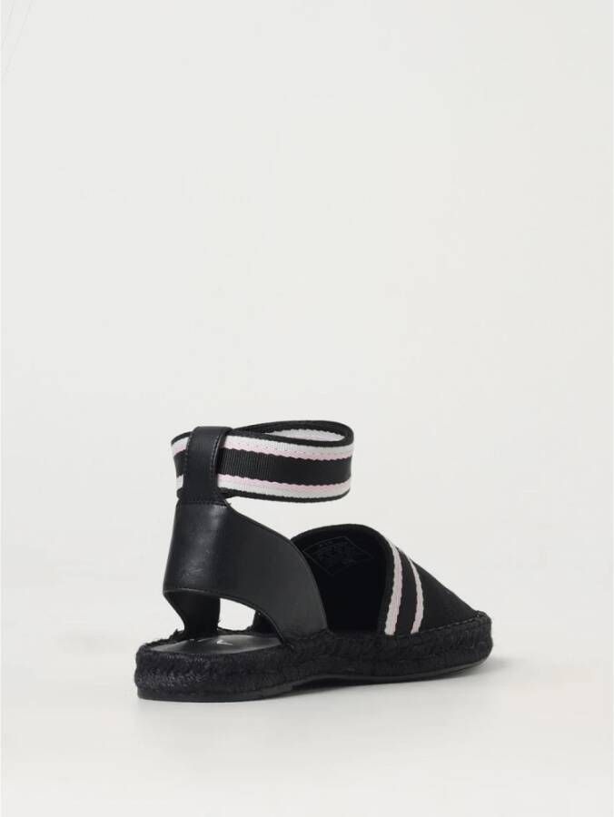 Armani Exchange Zwarte Platform Espadrilles Damesschoenen