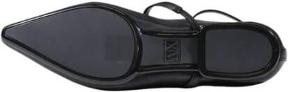 Armani Exchange Zwarte Polyester Platform Platte Schoenen