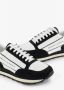 Armani Exchange Zwarte Sneakers van Technische Stof voor Heren Zwart Heren - Thumbnail 4