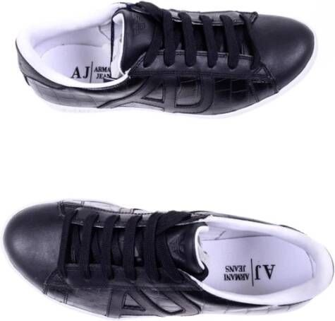 Armani Jeans Casual Sneakers voor Mannen en Vrouwen Black Heren