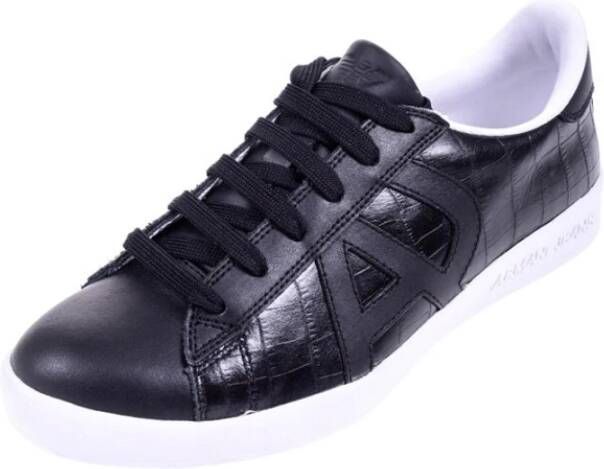 Armani Jeans Casual Sneakers voor Mannen en Vrouwen Black Heren