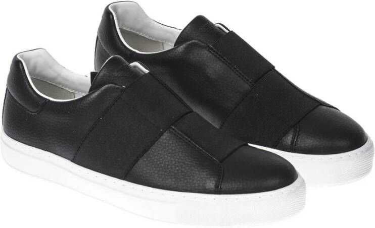 Armani Jeans Lage Sneaker Zwart Black Heren