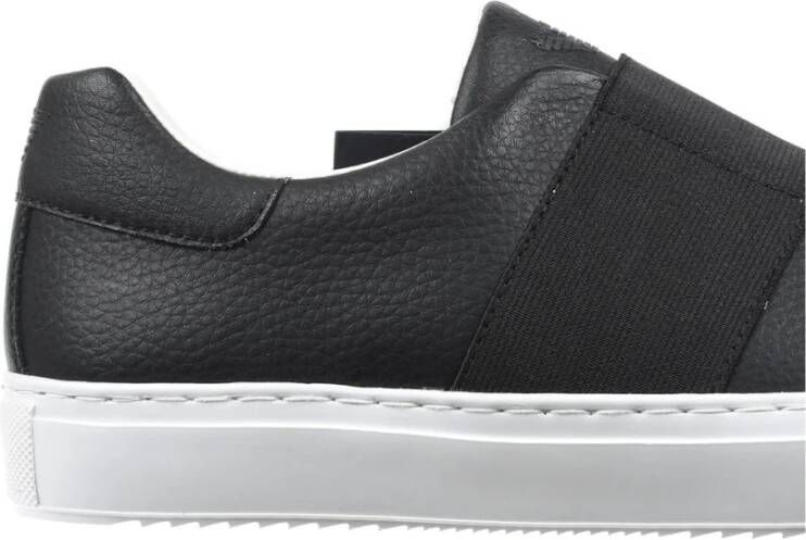 Armani Jeans Lage Sneaker Zwart Black Heren