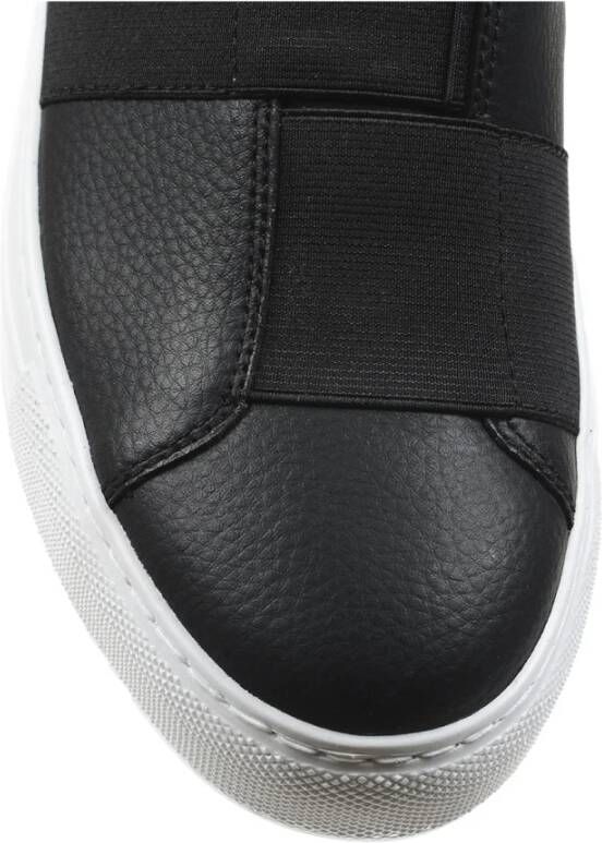 Armani Jeans Lage Sneaker Zwart Black Heren