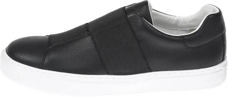 Armani Jeans Lage Sneaker Zwart Black Heren