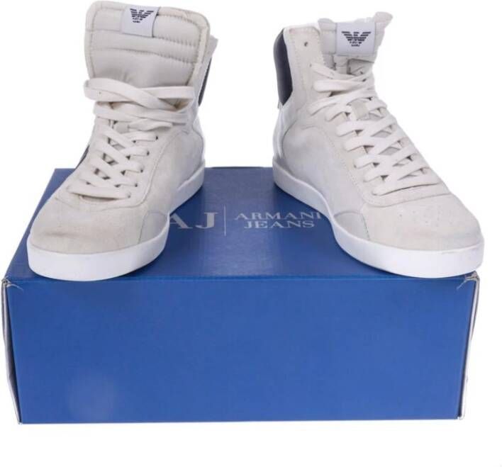 Armani Jeans Sneakers White Heren