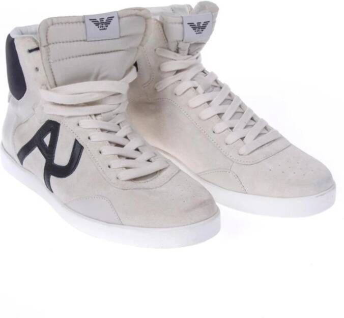 Armani Jeans Sneakers White Heren