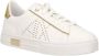 Armani Exchange Sneaker met contrastgarnering in metallic - Thumbnail 5