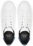 Armani Exchange Gestikte Logo Sneakers White Heren - Thumbnail 9