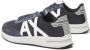 Armani Exchange Sneakers met Ronde Neus en Rubberen Zool Blue Heren - Thumbnail 8