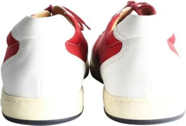 Armani Pre-owned Leather sneakers Multicolor Dames