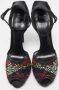 Armani Pre-owned Mesh sandals Black Dames - Thumbnail 3