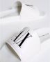 Armani Exchange Dames Hoofdband Slippers Lente Zomer Collectie White Dames - Thumbnail 5