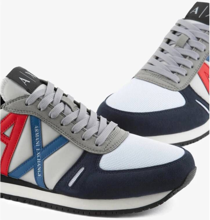 Armani Sneakers Blauw Heren