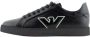 Armani Sneakers met Adelaarpatch van Leer Black Heren - Thumbnail 10