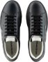 Armani Sneakers met Adelaarpatch van Leer Black Heren - Thumbnail 4