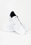 Armani Exchange Gestikte Logo Sneakers White Heren - Thumbnail 5