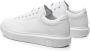 Ar i Exchange Witte leren lage sneakers met logo detail White - Thumbnail 6