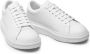 Armani Exchange Witte leren lage sneakers met logo detail White Heren - Thumbnail 14