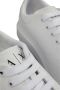 Ar i Exchange Witte leren lage sneakers met logo detail White - Thumbnail 10