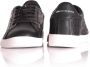 Armani Exchange Zwarte lage profiel sneakers met reliëf logo print Zwart Heren - Thumbnail 6