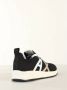 Emporio Armani Schoenen Zwart Polyester sneakers zwart - Thumbnail 6