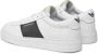 Emporio Armani Witte Leren Sneakers met Gestreept Detail White Heren - Thumbnail 17