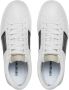 Emporio Armani Witte Leren Sneakers met Gestreept Detail White Heren - Thumbnail 19