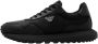 Emporio Armani Zwarte Sneakers Stijlvolle Metalen Adelaar Detail - Thumbnail 8