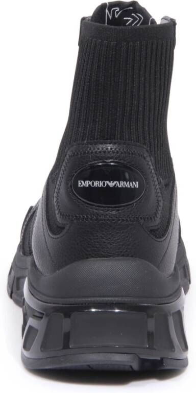 Armani Zwarte Schoenen met Zacht Schuim X4Z124