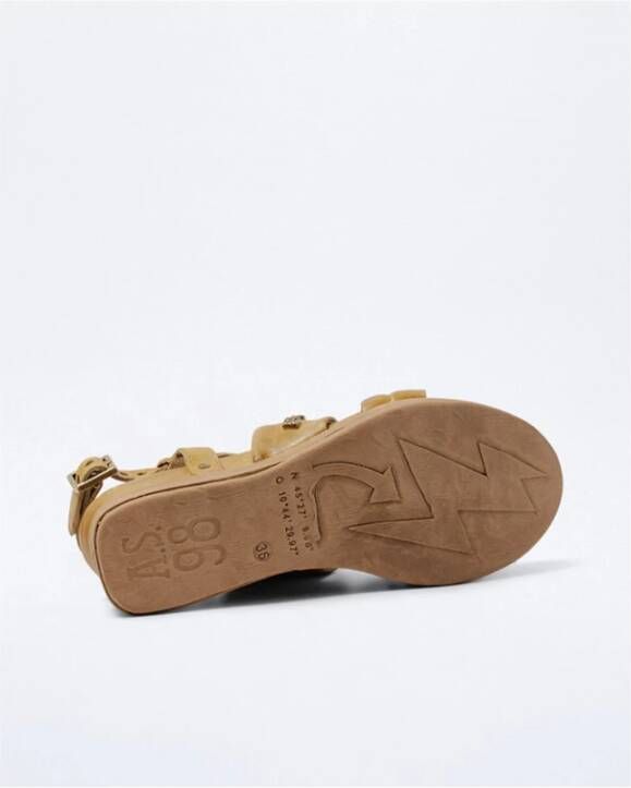 A.s.98 Lagos 2.0 Leren Plateau Sandalen
