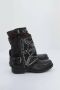 A.s.98 Studded Enkellaarzen Black Dames - Thumbnail 9