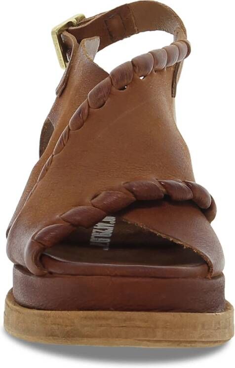 a.s.98 Wedges Brown Dames