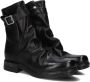A.s.98 B80213 Enkellaarsjes Enkelboots met rits Dames Zwart - Thumbnail 7
